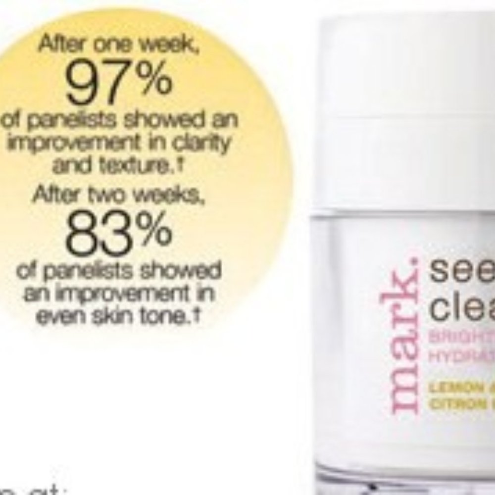 New! Mark brightening moisturizer / face cream, hygienic pump dispenser